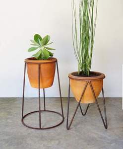 Planter Indoor-Outdoor <b>Plants</b> & Modern Metal Floor <b>Tall</b> <b>Plant</b> <b>Stand</b> HOME DECOR - Product Image 6