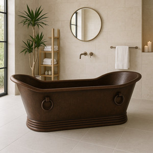 Baignoire autoportante classique, finition antique, fabriquée à la main, prix de gros, à prix avantageux - Product Image 6
