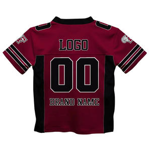 เสื้อเจอร์ซีย์ฟุตบอลสไตล์วินเทจทรงครอปโอเวอร์ไซส์สำหรับผู้ชาย แบบสตรีทแวร์ สปอร์ต เรโทร อเมริกัน ผลิตตามสั่งจากโรงงาน - Product Image 2