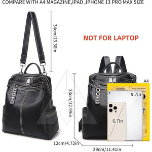 กระเป๋าเป้หนังกันน้ำ ดีไซน์ทันสมัย กระเป๋าเป้หนังขายส่ง - Product Image 3