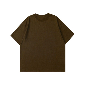 Camiseta Oversize de Algodón Grueso Estilo Vintage con Hombros Caídos, Inspirada en Hip Hop, Venta al por Mayor Personalizada - Product Image 1