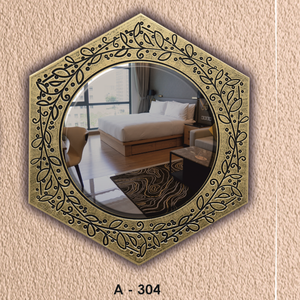 Decor your Space with this <b>Wall</b>-Mounted Antique Vintage Style Designer <b>Mirror</b> Lightweight Eco-Friendly Art Decor Style - Product Image 3