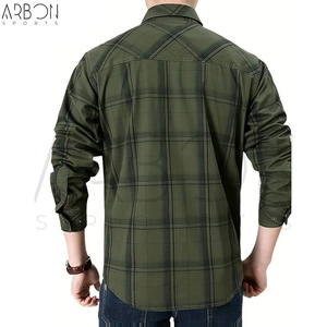 Chemises en flanelle pour hommes, de la plus haute qualité, nouveau produit phare, style classique décontracté, best-seller, service OEM, derniers styles variés - Product Image 2
