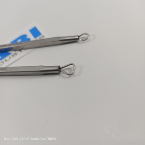 High Quality Stainless Steel Nail Buffer Dual-End <b>Pedicure</b> <b>Tool</b> Pushers Suppliers Wholesale White Head Remover Spatulas - Product Image 4