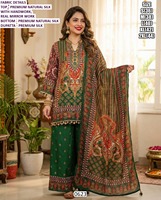 Ensemble Sharara traditionnel pour femme Regal Orchid Bandhani, longueur standard, brodé, avec dupatta en organza doux à séchage rapide