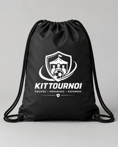 Bolsa Deportiva con Cordón y Logotipo Personalizado, Impresa en Serigrafía, con Diseños Personalizados para Gimnasio, Viajes, Entrenamiento y Promoción - Product Image 1
