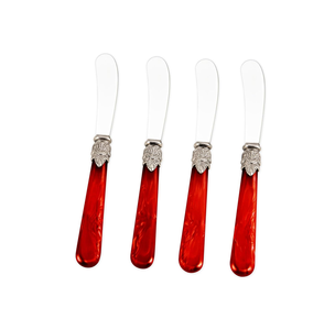Stainless Steel Butter <b>Knife</b> With Colorful Resin Handles Mirror Polish Finish Steel Butter <b>Knife</b> Party Tableware Used - Product Image 4