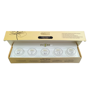 Kit Facial Professionnel 6 Étapes Silkberry Ultra Sheen Therapy Ultra Glow Luxe à la Vitamine C et aux Herbes pour Éclaircir la Peau - Sérum Inclus - Product Image 2