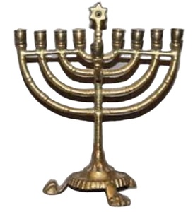 Best quality different designer 7 <b>branches</b> brass hand-crafted menorah Religious Candle Holder - Product Image 1