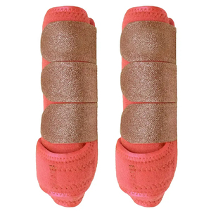 Luxury Floral Horse Leg <b>Boots</b> Polyester Equine Support Protection Riding Training <b>Boots</b> Custom OEM Exporter - Product Image 3