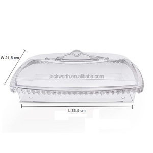 ถาดขนมอะคริลิคคริสตัลพร้อมฝาปิด - Product Image 4