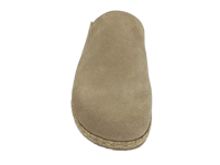 Espadrilles Homme en Faux Daim à Enfiler, Respirantes, Légères, Semelle Intermédiaire en EVA, Semelle Extérieure en Caoutchouc, Couleur Unie, Logo Brodé