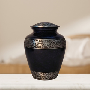 Best Selling Adult Cremation Urn Handcrafted from Durable Metal, Decorative Memorial Ashes Container for Human Ashes At Low Cost - Product Image 2