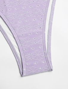 Ensemble de bikini tendance pour femmes, maillot de bain colorblock à nouer sur le côté, fabricant OEM - Product Image 6