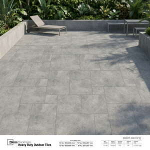 Carreaux de sol en céramique, en porcelaine, robuste, Design moderne épaisseur 2cm, 600x600, carrelage d'extérieur pour stationnement, jardin - Product Image 3