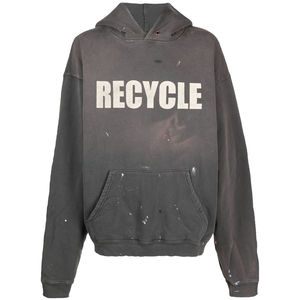 Custom Men Distressed Hoodie Oversized Washed Cotton Fleece Pullover <b>Sweatshirt</b> <b>Vintage</b> Streetwear Heavyweight Hoodie Graphic Pr - Product Image 5