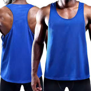 Camiseta sin Mangas Transpirable de Secado Rápido, Estilo 2025, para Hombre, con Logotipo Personalizado, Ropa Deportiva, Tejido de Punto, Tallas Grandes - Product Image 5