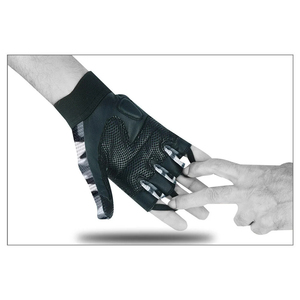 Guantes Deportivos de Medio Dedo Unisex, Negros, Grises, de Camuflaje, con Malla Transpirable y Correa para la Muñeca, para Levantamiento de Pesas - Product Image 3