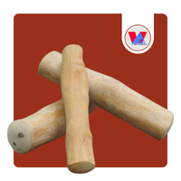 Bâton à mâcher en bois de Java, très populaire, en bois de café naturel, pour chiens de petites à grandes races, jouet durable pour la dentition des animaux, écologique