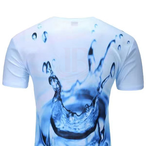 Soft Fabric Loose Fit 100% Cotton Sublimation T-Shirt For Men Custom Logo Printed Street Wear Men Sublimation T-Shirts - Product Image 6