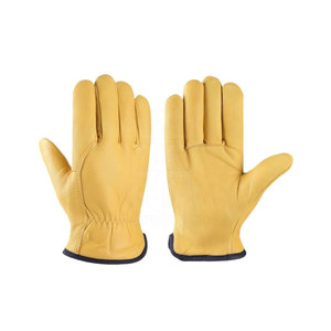 Guantes de Seguridad Industriales de Cuero Premium con Costuras Reforzadas y Alta Durabilidad para Tareas Exigentes - Product Image 2