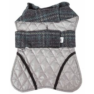 2-in-1 Reversible Windowpane Plaid Dog Jacket and Matching Pet Mat Convenient Pet Accessories - Product Image 6