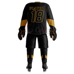 Uniforme de hockey sur glace de haute qualité, dernier design, nouvelle arrivée, en polyester - Product Image 3
