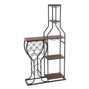 11 bottiglie 5 livelli portabottiglie portabottiglie appesi porta vetro cucina sala da pranzo scaffali per la conservazione del vino per la casa Bar liquore - Product Image 4