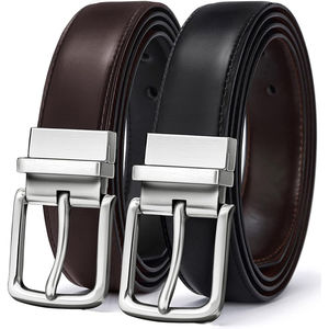 Ceinture en cuir pour homme, ceinture en cuir de vachette de haute qualité, ceinture en cuir véritable pour homme, ceinture à boucle tendance pour homme - Product Image 2