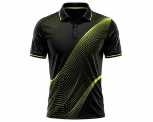 เสื้อเชิ้ตแขนสั้นผู้ชาย ผ้าทอโพลีเอสเตอร์ผสมคอตตอน ระบายอากาศได้ดี แห้งเร็ว สไตล์สปอร์ต ทรงปกติ - Product Image 4