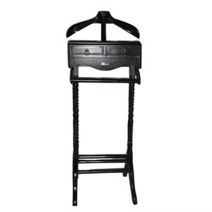 Perchero de pie de madera moderno, hecho a mano, ecológico, plegable, con 10 ganchos, altura ajustable, 10 estantes, muebles para el hogar, sala de estar - Product Image 3