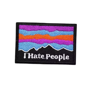 Patch brodé « Everything Is Fine Cat In Flames », appliqué thermocollant, cadeau - Product Image 3