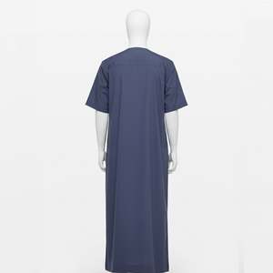 Túnica Islámica Moderna para Hombre, Informal, Transpirable, Ligera, Larga hasta el Tobillo, Talla Grande, Color Oscuro, para Ramadán y Eid - Product Image 3