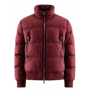 Premium Quality Trendy Mens Blue Puffer <b>Jacket</b> Hooded Zipper Closure Waterproof Windproof Casual Winter Regular Fit Polyester - Product Image 4