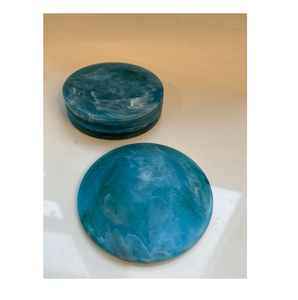 Handmade Marble Design Art Deco Resin <b>Coaster</b> <b>Set</b> Home Decor Wholesale Drink <b>Coasters</b> Custom Colors Logo - Product Image 4