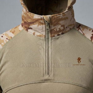 Veste de paintball respirante pour sports de plein air, fermeture éclair intégrale, design camouflage, pour entraînement en équipe et activités sur le terrain - Product Image 6