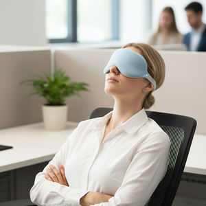 Máscara de Gel Frío para Terapia del Sueño y Alivio de Migrañas, Máscara de Ojos de Seda Fría para Ojos Hinchados, Presión Sinusal, Estrés y Alivio del Dolor de Cabeza - Product Image 5