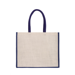 กระเป๋าช้อปปิ้งผ้ากระสอบพิมพ์ลายพร้อมหูหิ้วผ้าฝ้าย - Product Image 4