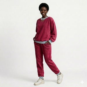 Sweat-shirt à col montant pour femme en molleton de coton, pull d'hiver coupe ample, conception personnalisée OEM ODM, fournisseur en gros - Product Image 1