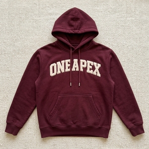 Custom <b>Mens</b> Women <b>Burgundy</b> Pullover <b>Hoodie</b> Cotton Fleece Streetwear Oversized Sweatshirt Logo Casual Unisex Apparel - Product Image 6