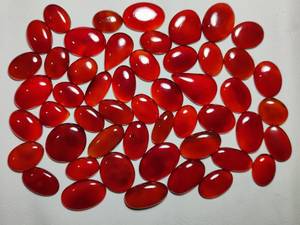 Wholesale Natural Red Onyx Gemstone High Quality Polished Cabochon Loose Stone for Rings & Pendants Jewelry Supply - Product Image 4