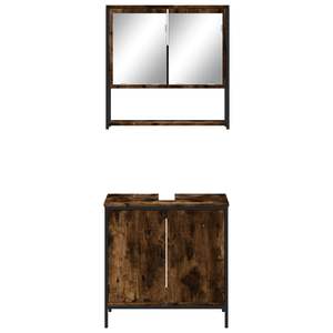 Juego de Muebles de Baño de Madera de Roble Ahumado Mediano, Elegantes Muebles de Baño - Product Image 5
