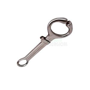 Soporte manual de acero inoxidable para correa de ganado con resorte en espiral, instrumento quirúrgico veterinario de alta calidad - Product Image 6