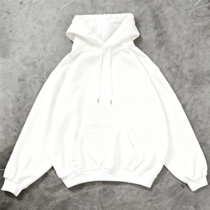 เสื้อฮู้ดดี้ผ้าฟลีซคอตตอน 100% คุณภาพสูง เนื้อหนา ทรงหลวม กันน้ำ ระบายอากาศได้ดี แบบสวมหัว ยูนิเซ็กซ์ สกรีนลายพัฟฟ์ตามสั่ง สำหรับผู้ชาย - Product Image 3