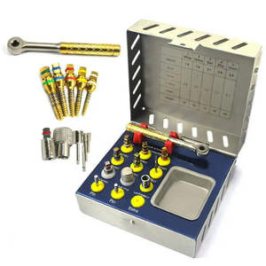 Kit d'expansion osseuse pour instruments dentaires en acier inoxydable certifié CE, poignée ergonomique personnalisable, prix raisonnable SHAHZIK INTERNATIONAL - Product Image 1