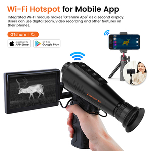 GTGUARD AI 15, Cámara de Caza WiFi Portátil para Exteriores, OEM/ODM de Fábrica, Monocular Térmico de Mano, Óptica Telescópica <span class=keywords><strong>con</strong></span> <span class=keywords><strong>Zoom</strong></span> 8X/4x - Product Image 3