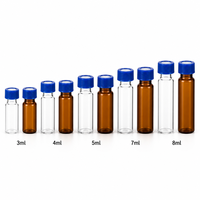 Flacons en verre injectables, bouteilles d'huiles essentielles, contenants de stockage, flacons compte-gouttes