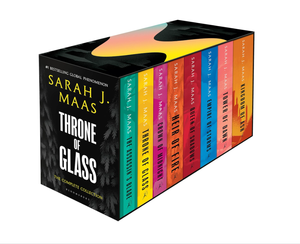 Juego de 8 Libros de 'Throne of Glass' en Rústica - Ficción para Adultos, Impresión por Sublimación 13x19CM (Pedidos al por Mayor y Suministro al por Mayor) - Product Image 1