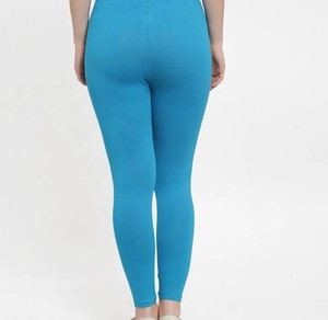 Leggings Deportivos para Mujer al Por Mayor con Logotipo Personalizado, Leggings de Gimnasio de Algodón Transpirable de Longitud Completa para Mujer, Leggings Deportivos para Chicas 2027 - Product Image 3