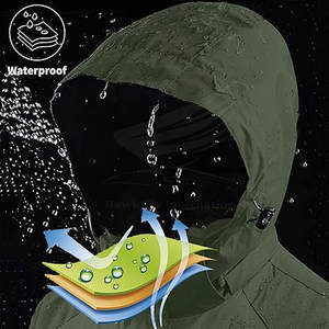 Chaqueta de Invierno Impermeable Personalizable de Alta Calidad para Hombre - Estilo Urbano con Logotipo Frontal, Capucha y Transpirable a Bajo Precio - Product Image 5